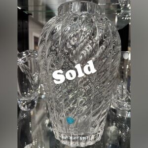 Tiffany & Co. Crystal Oriental Large Vase